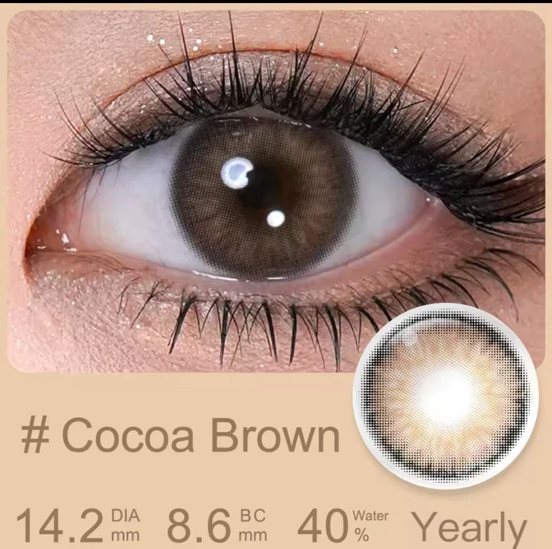 Lentes de contacto - Referencia: Cocoa Brown 