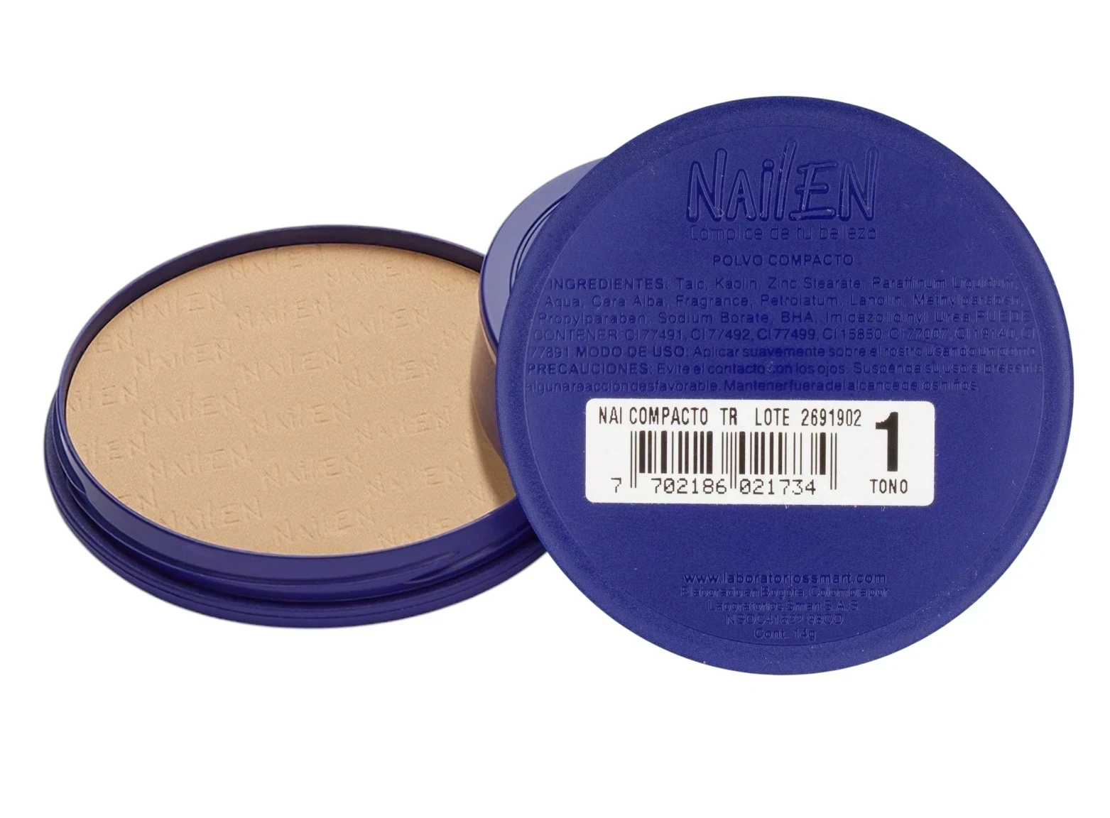 nailen polvo compacto tono 001