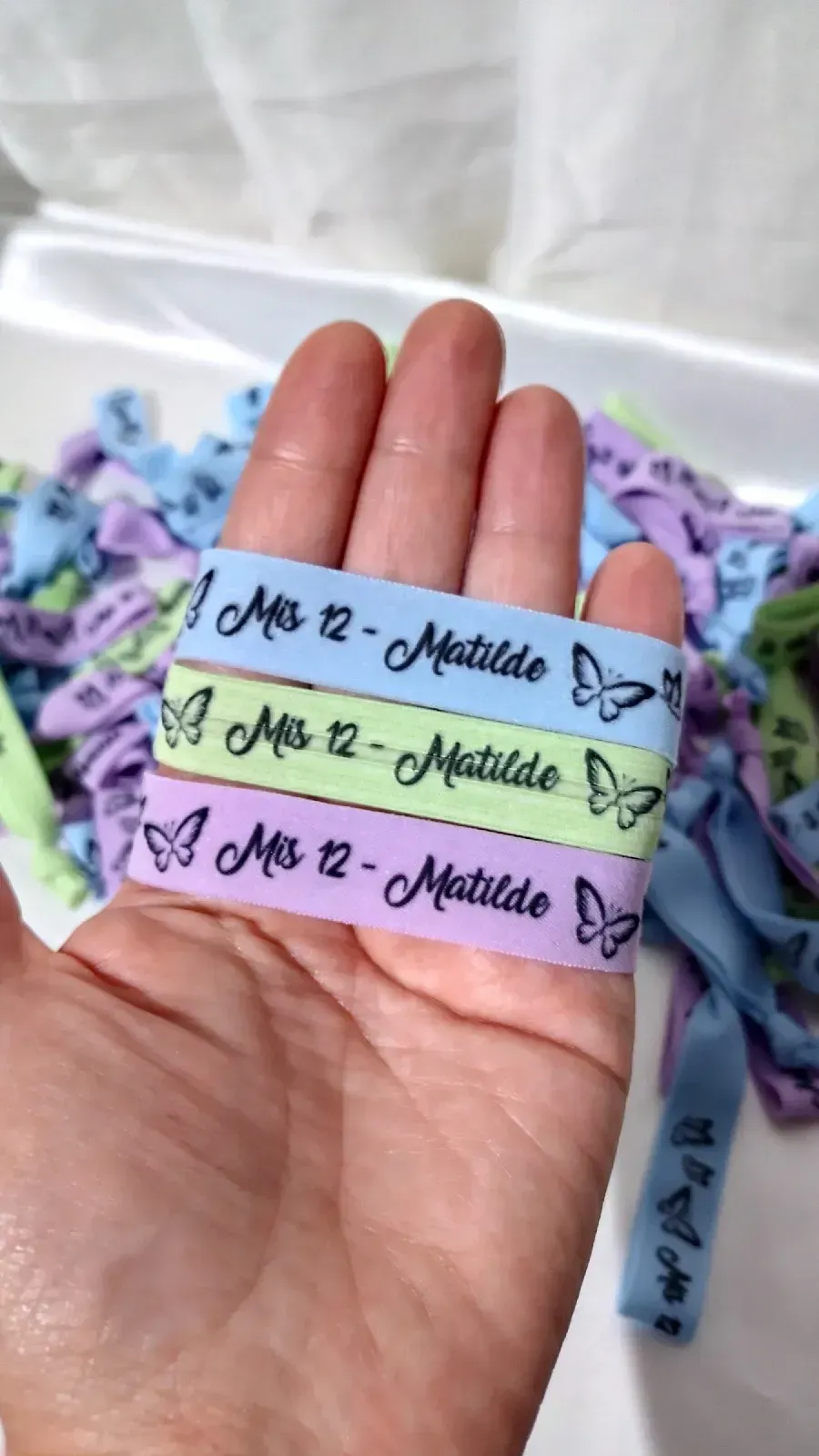 Pulseras elástico pack por 20 unidades 