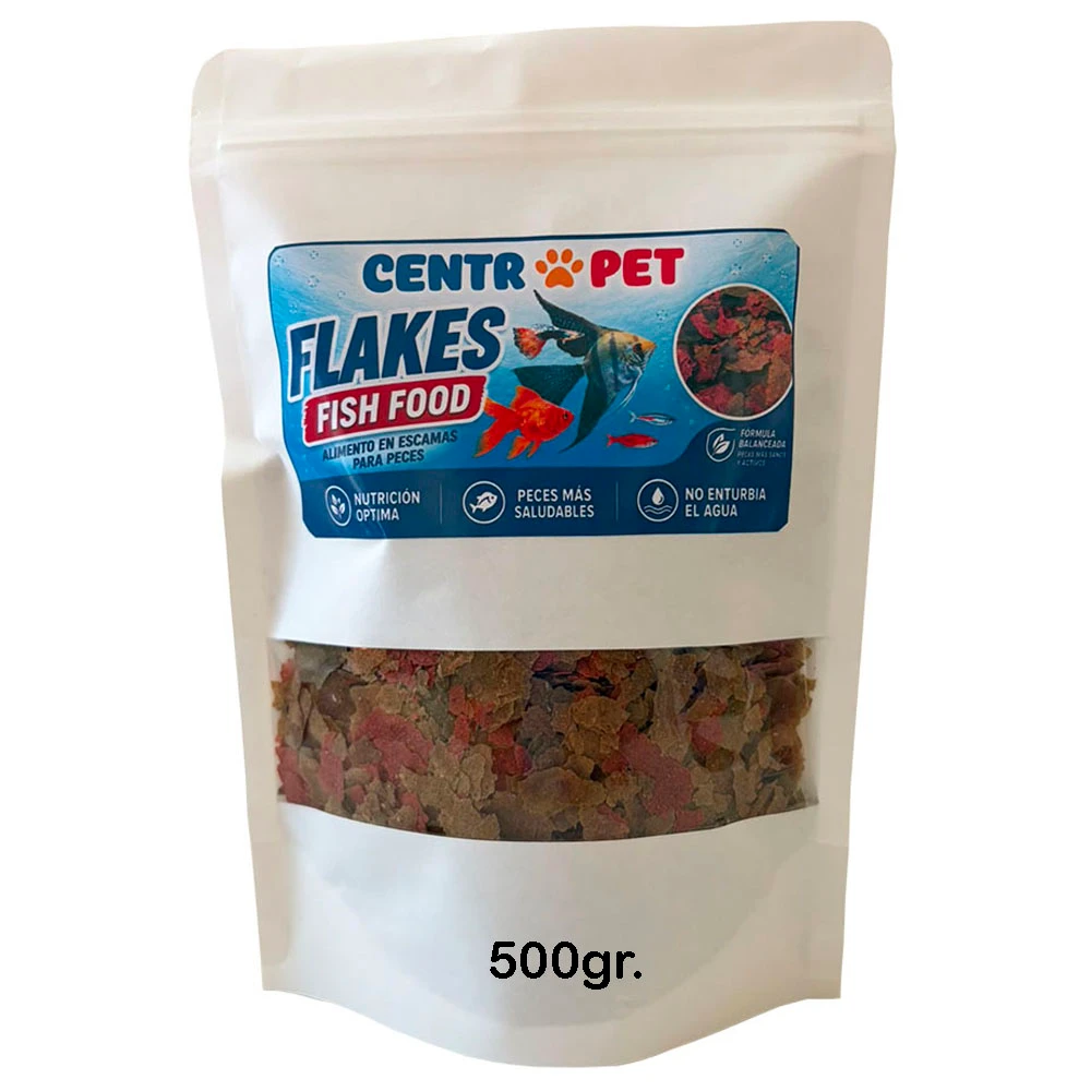 Alimento Peces Flakes Escamas de 500g Cod. Fks-50
