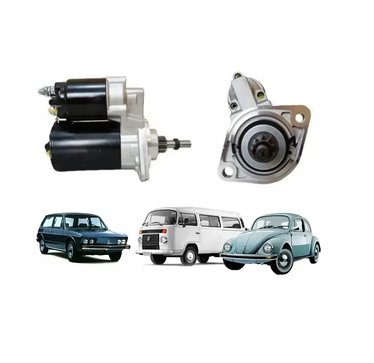 MOtor arranque partida Vw Fusca / Brasilia / Kombi 1600 / 1976-1986 / 20176 2