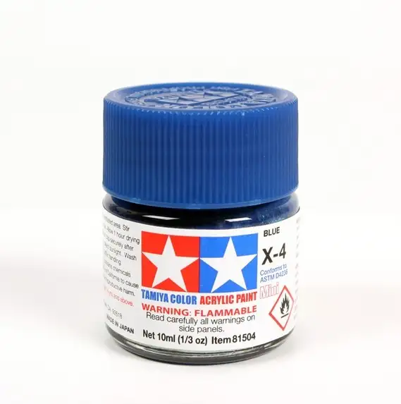 ACRYLIC MINI X-4 BLUE