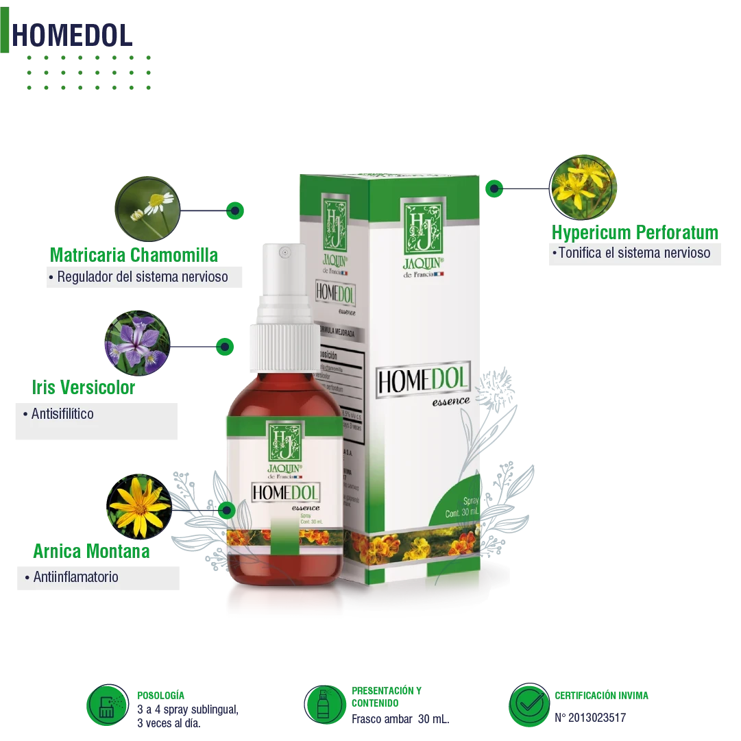 Homedol spray x 30 ml Jaquin France 3