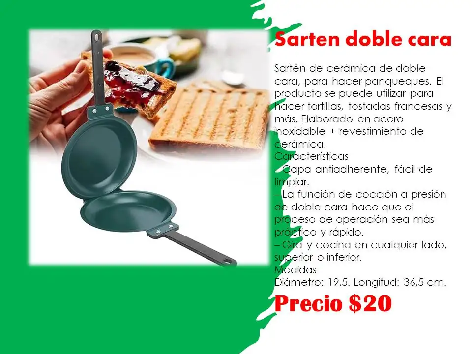 Sarten doble cara  4