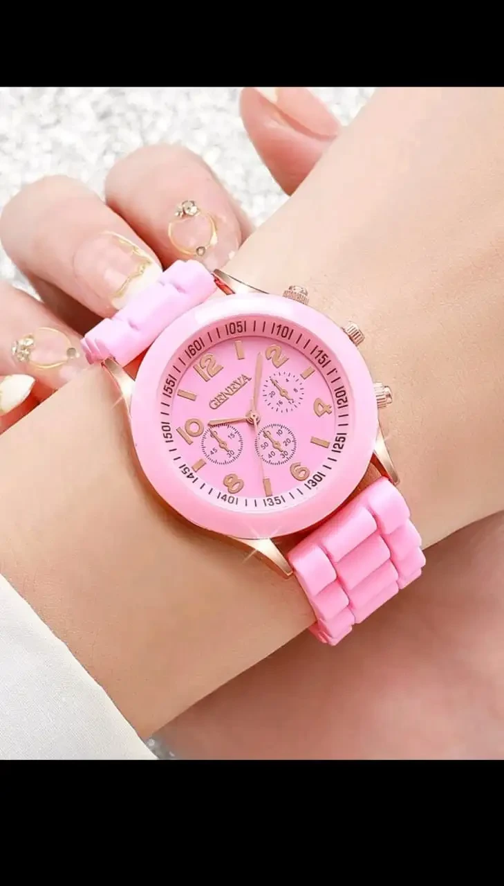 Reloj Geneva/ Edición Silicona 
