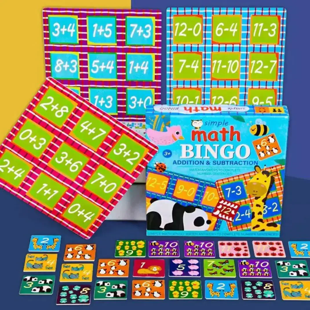 Bingo sumas y restas