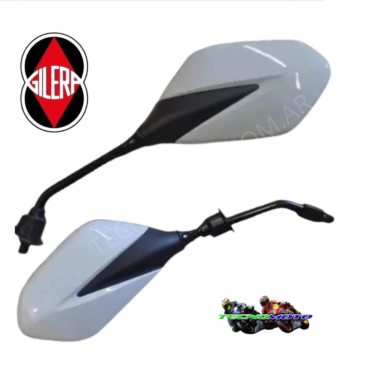ESPEJO GILERA 125 SMASH R -BLANCO-50394