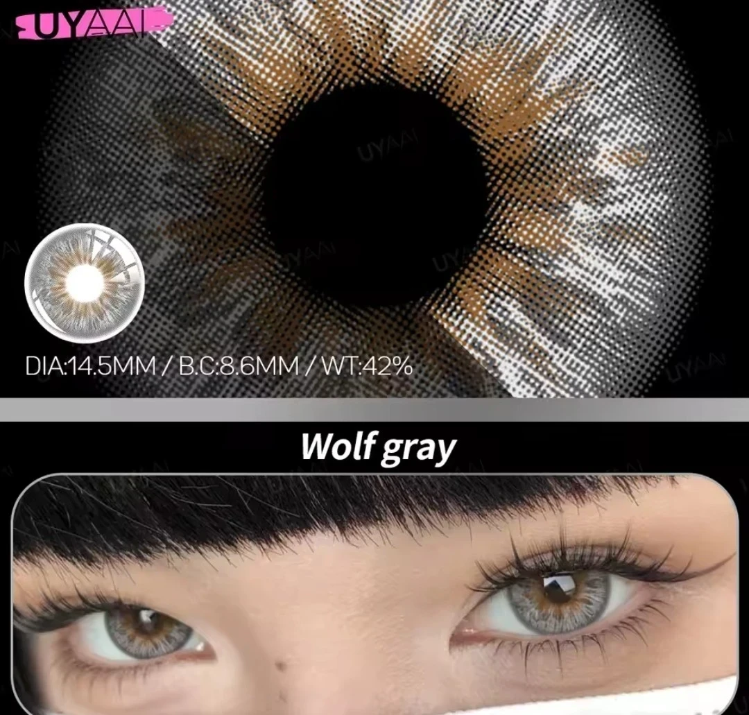 Lentes de contacto - Referencia: WOLF GRAY 2