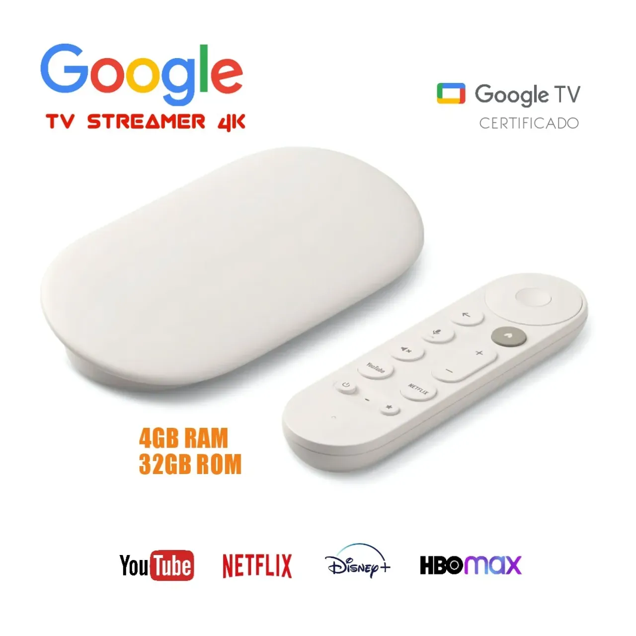 GOOGLE TV STREAMER 4K - 4GB RAM