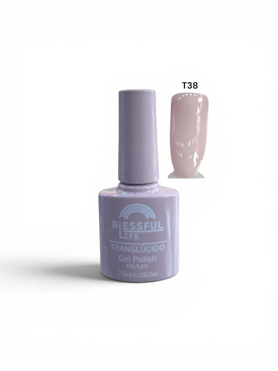 biessful life esmalte semi permanente traslucido 38