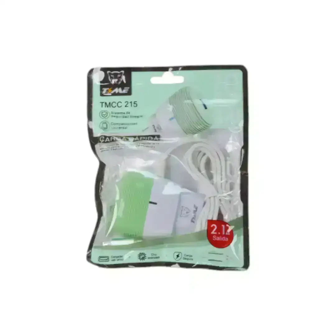 CARGADOR TIME MICRO USB 2.1A