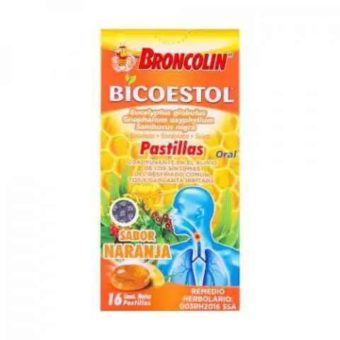 Bicoestol Broncolin Sabor Naranja 