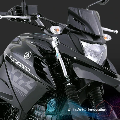 XTZ 150 Calcomanias 2023 negro con gris