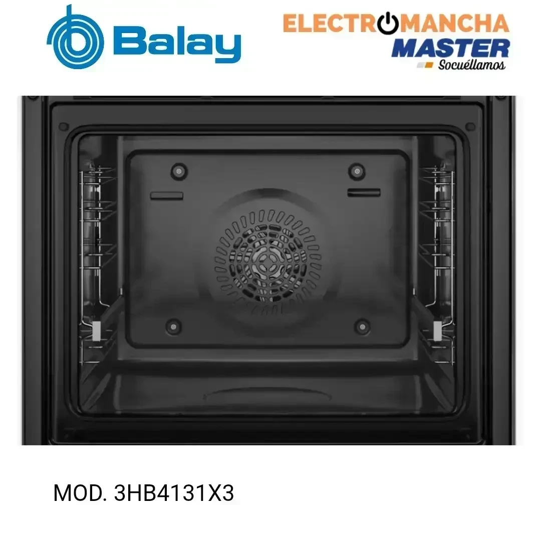 HORNO BALAY 3HB4131X3 MULTIFUNCION AQUALISIS A+ INOX 3