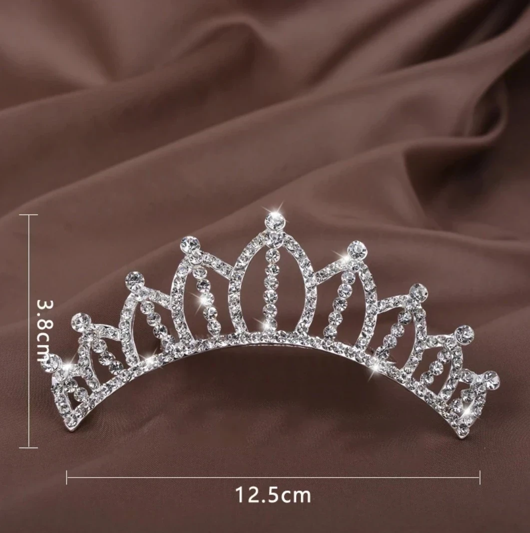 PEINE TIARA DE CRISTAL 
