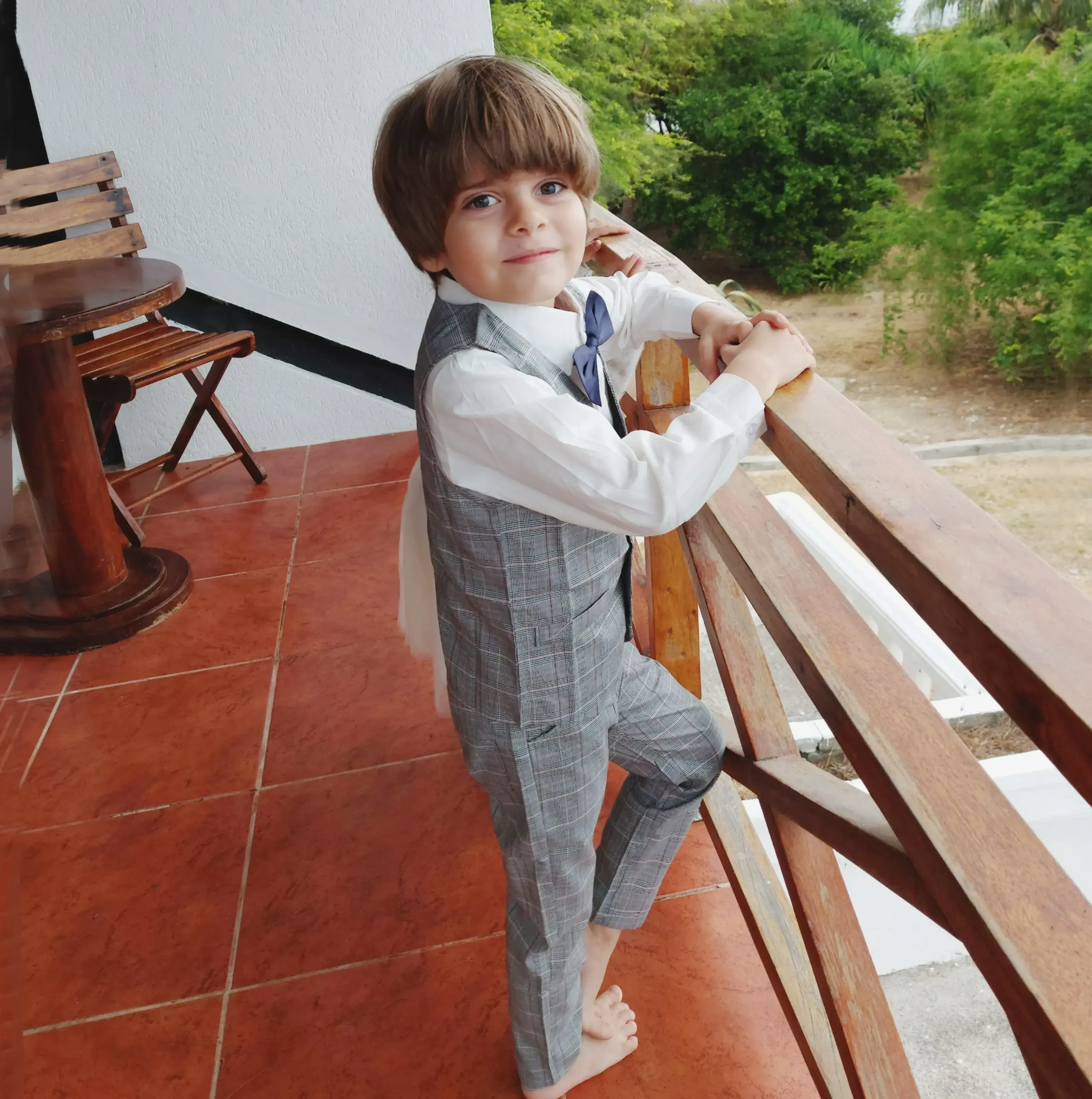 TRAJE ELEGANTE LARGO BL 2