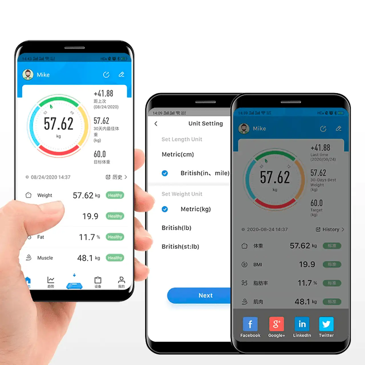Balanza Bluetooth 4
