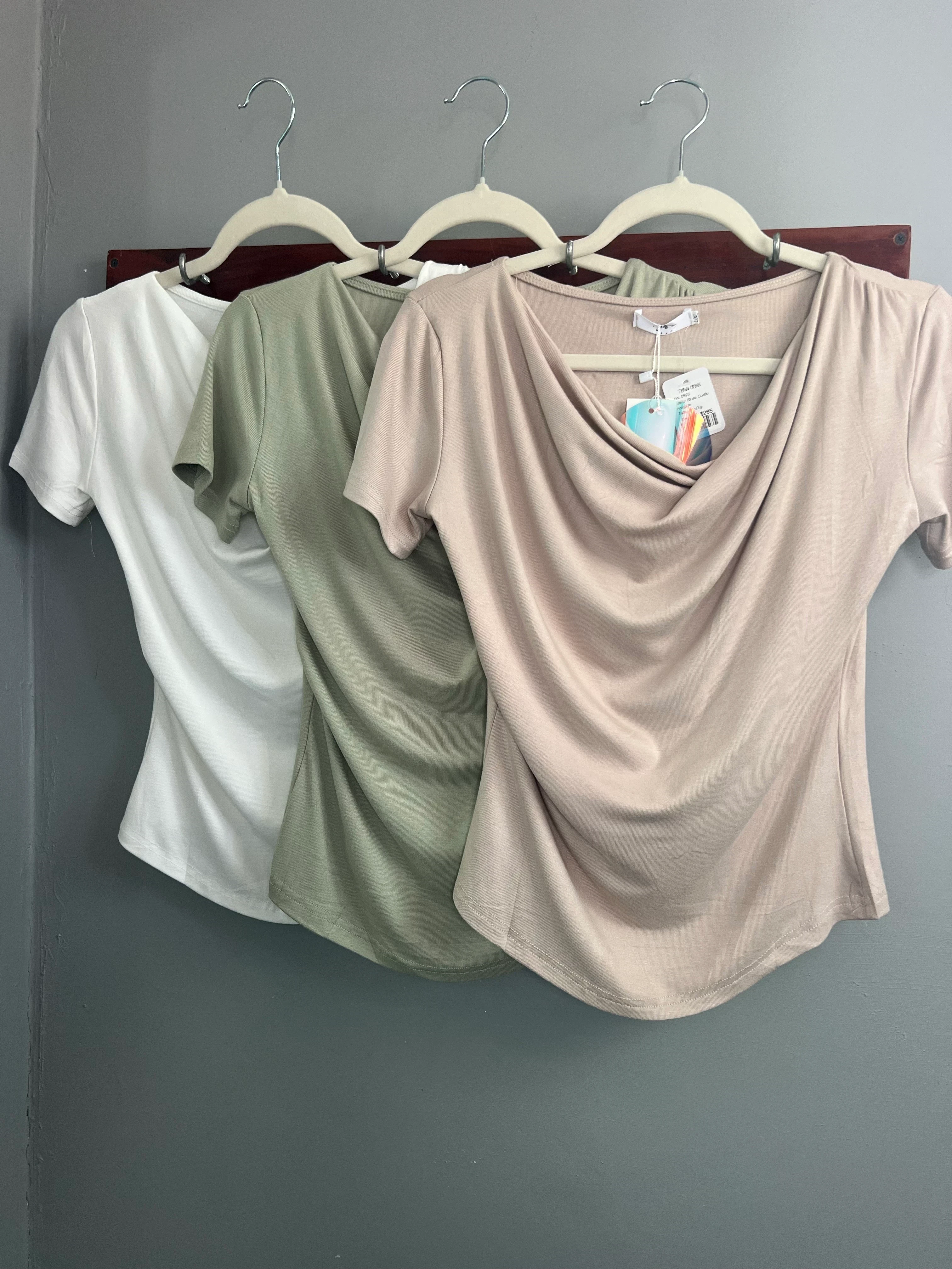 Blusa cuello Holgado