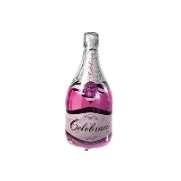 GLOBO BOTELLA ROSA