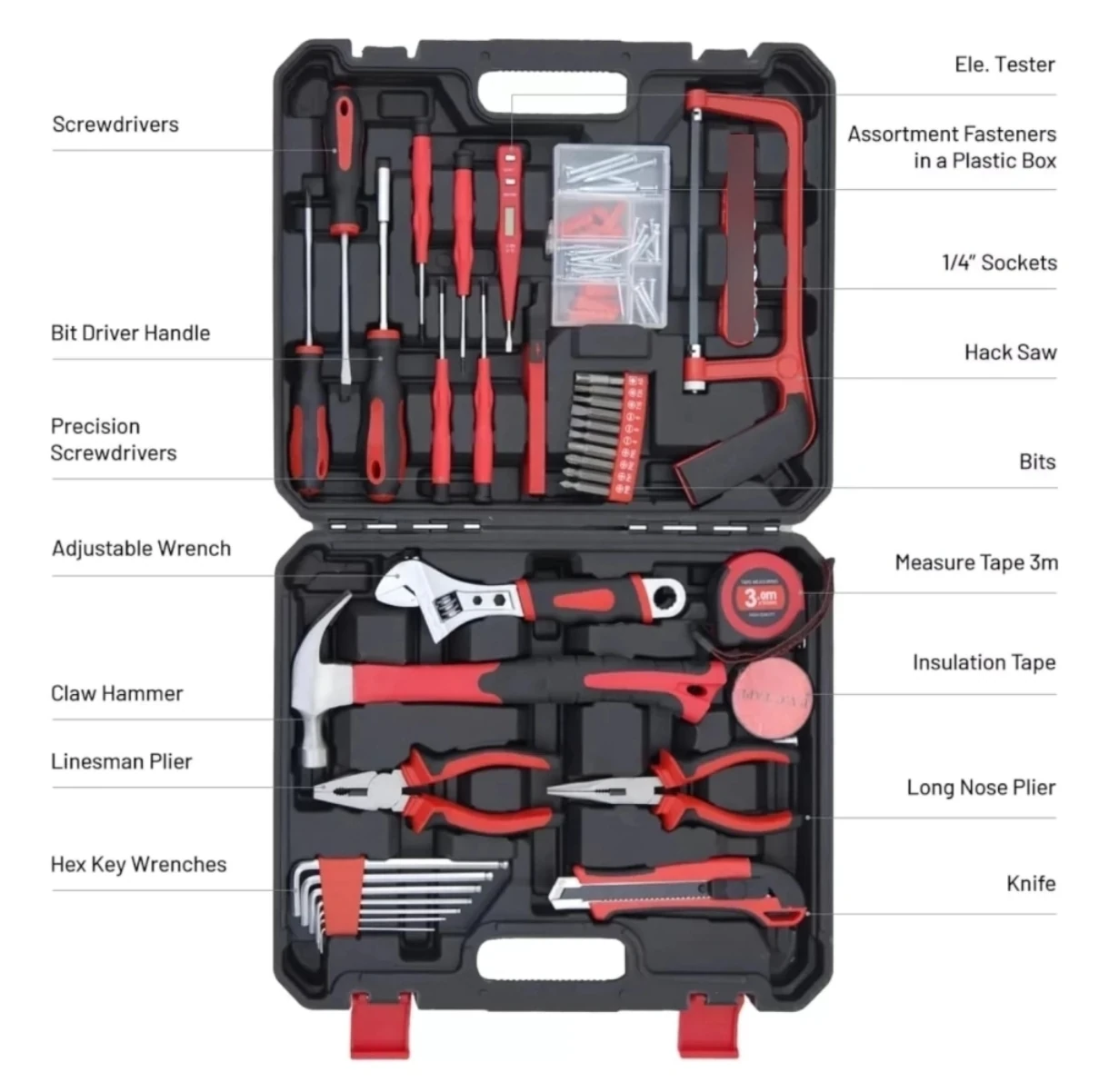 Maletin kit de herramientas 108 pcs Stardom 7