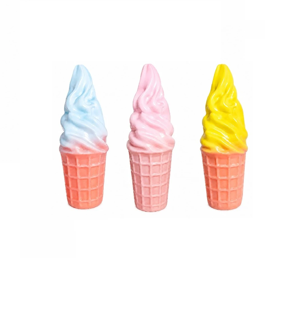 Juguete de goma con sonido cono de helado 