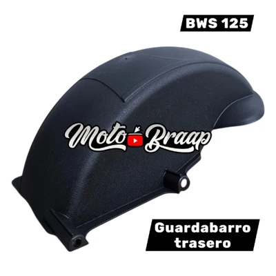 PL BWS 125 Guardabarro trasero interno Negro OKL
