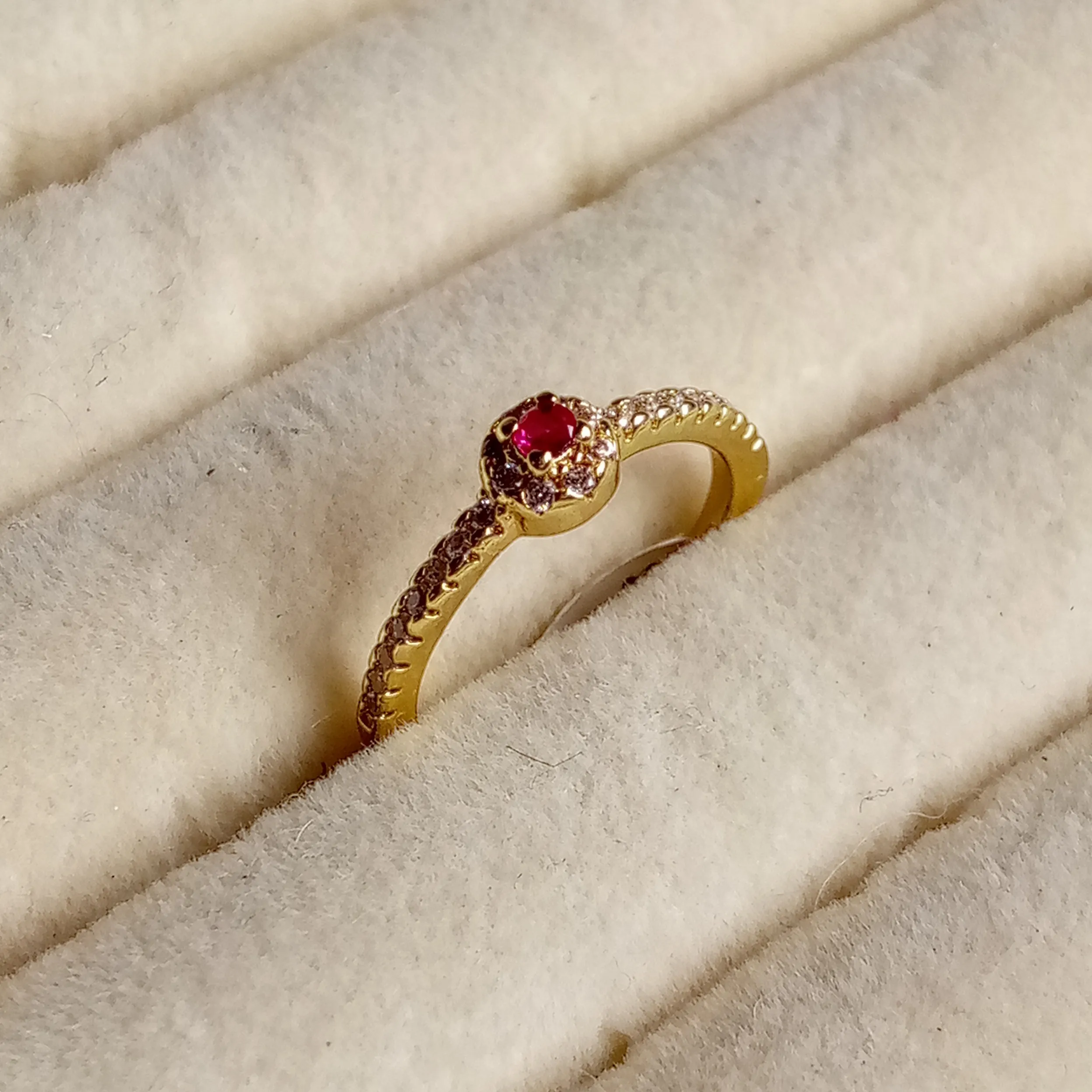 Anillo compromiso rosa 2