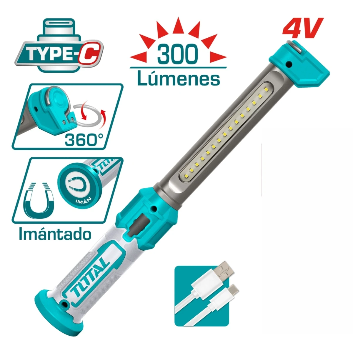 THPTCS83692 Gabinete metalico 7 cajones + llave de impacto 850nm + 369 herramientas total  5