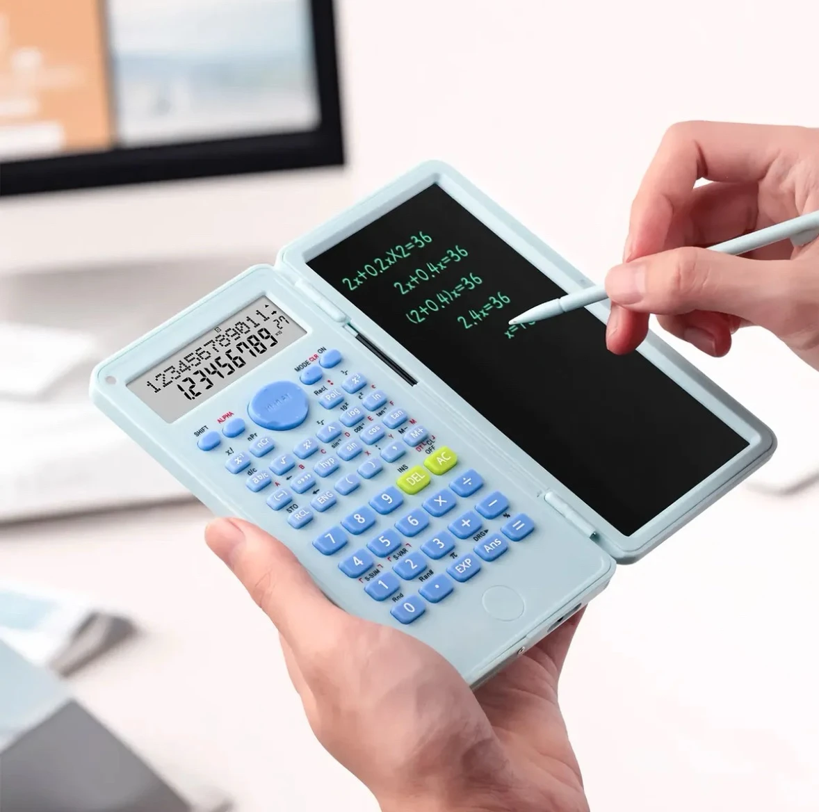 Calculadora cirntifica con tableta y pluma 5