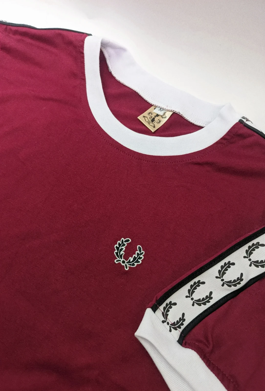 Camiseta algodon vinotinto 