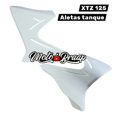 PL XTZ 125 Pastas tanque aletas blancas MTZ