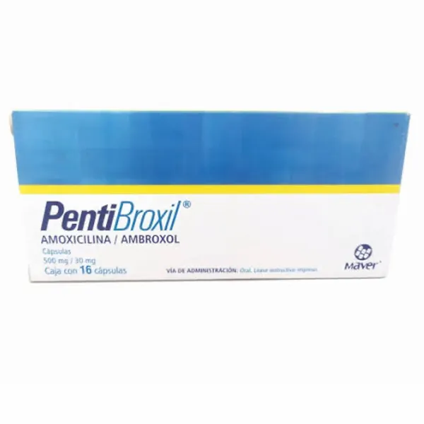 Pentibroxil amoxicilina/ambroxol 500mg/30mg