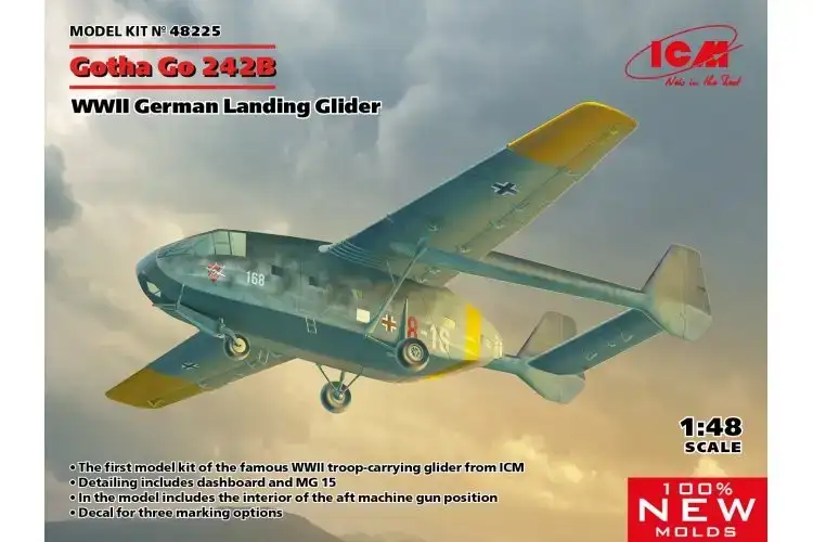 1/48 ICM Gotha Go 242B, Landing Glider