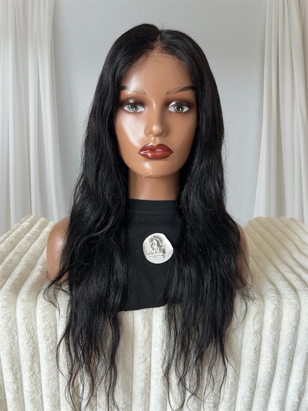 Peluca rizada 26" frontal lace 13x4 2