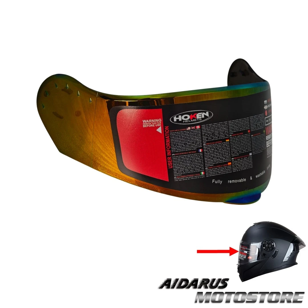 VISOR IRIDIUM RED HOKEN FF900