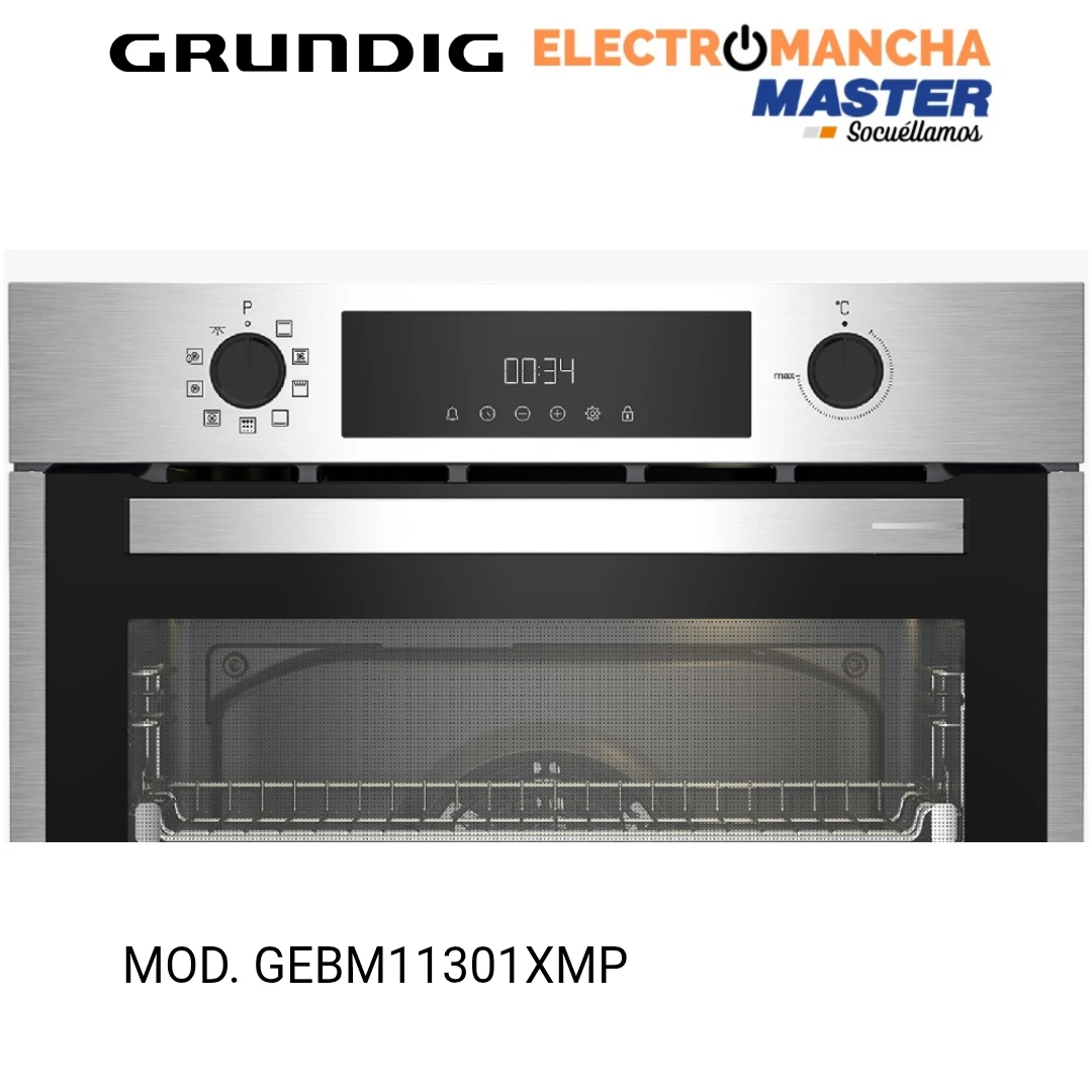 HORNO GRUNDIG GEBM11301XMP PIROLITCO 72 LITROS CLASE A+ 2
