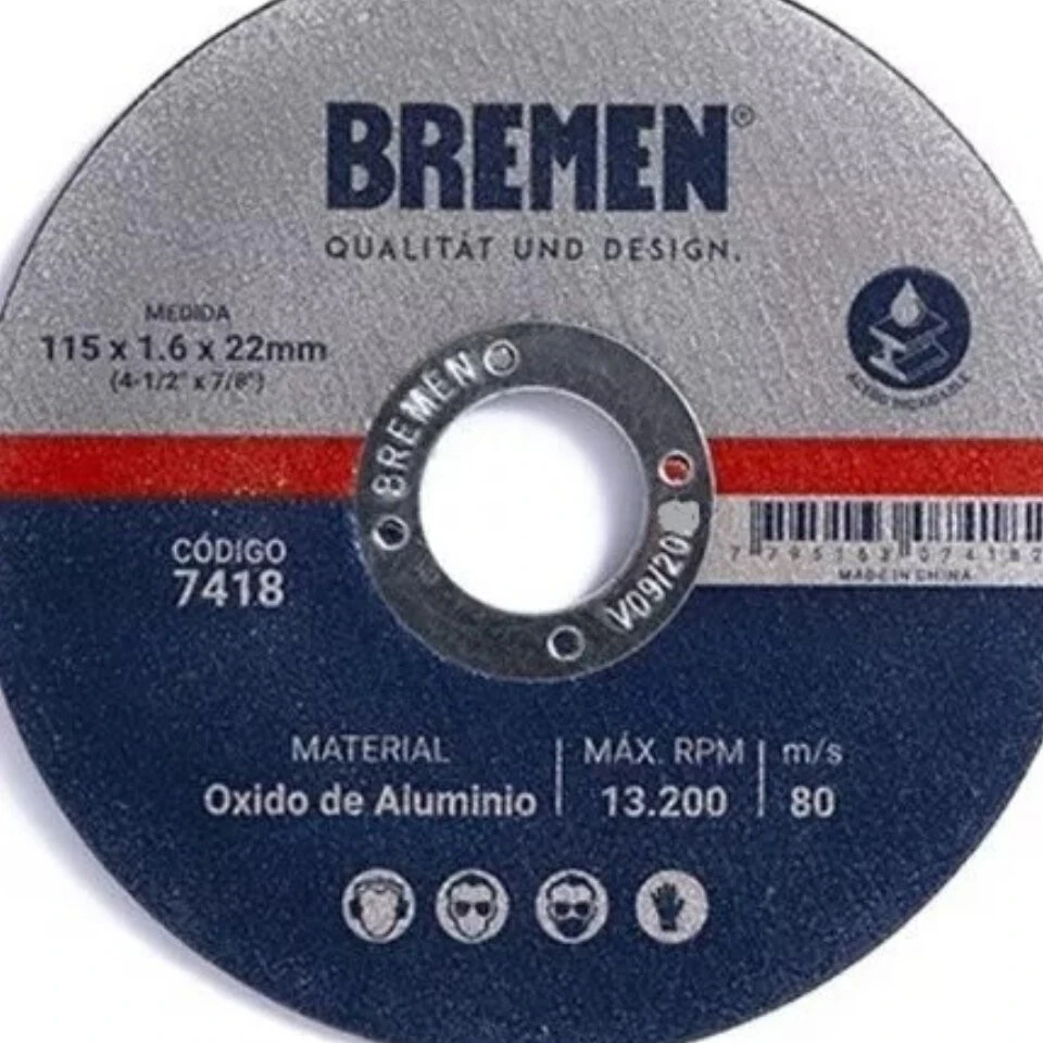 DISCO DE CORTE PARA AMOLADORA 
