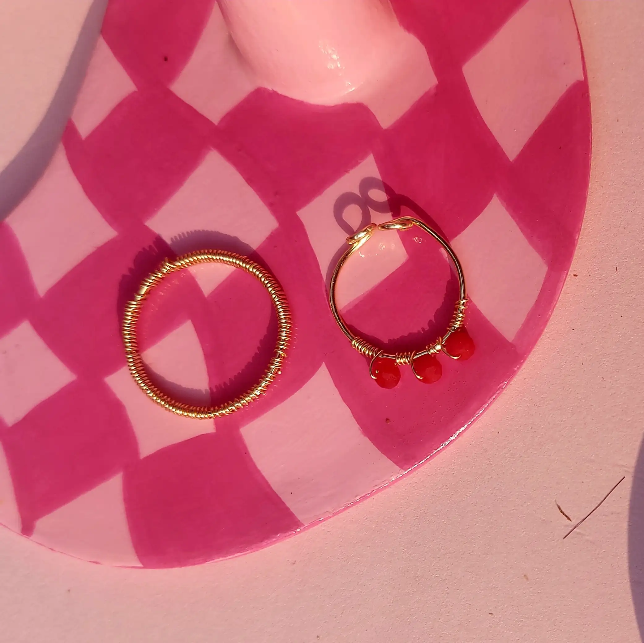 Duo de anillos de promesa