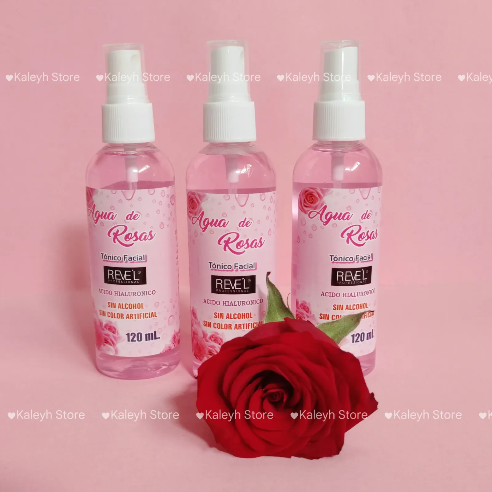 Agua de Rosas con Ácido Hialurónico 
