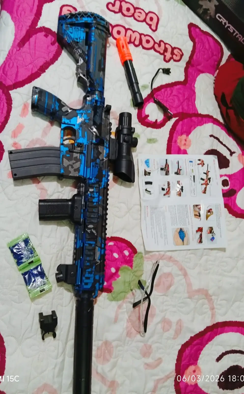 *PISTOLA DE HIDROGEL RECARGABLE*