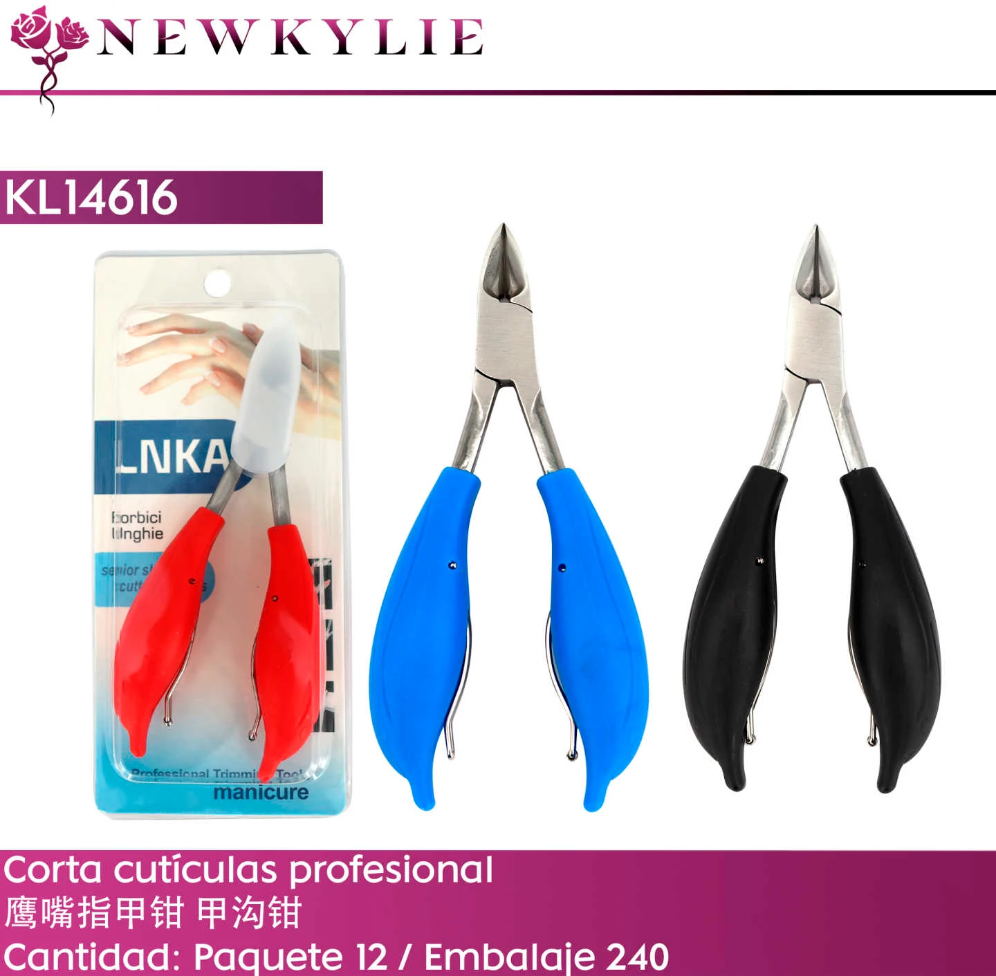 KL14616 Corta cutÍculas profesional