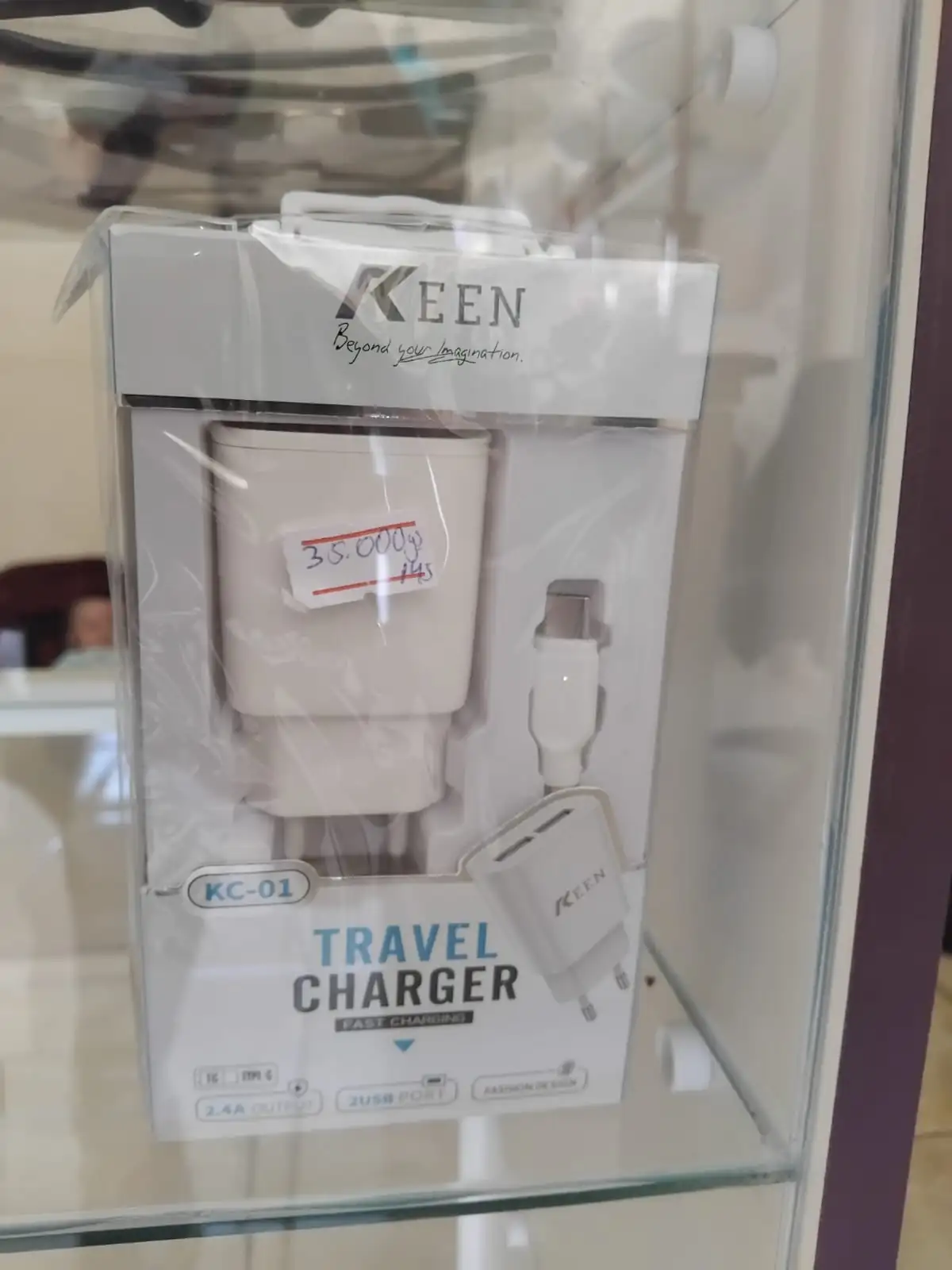 Cargador con cable tipo C