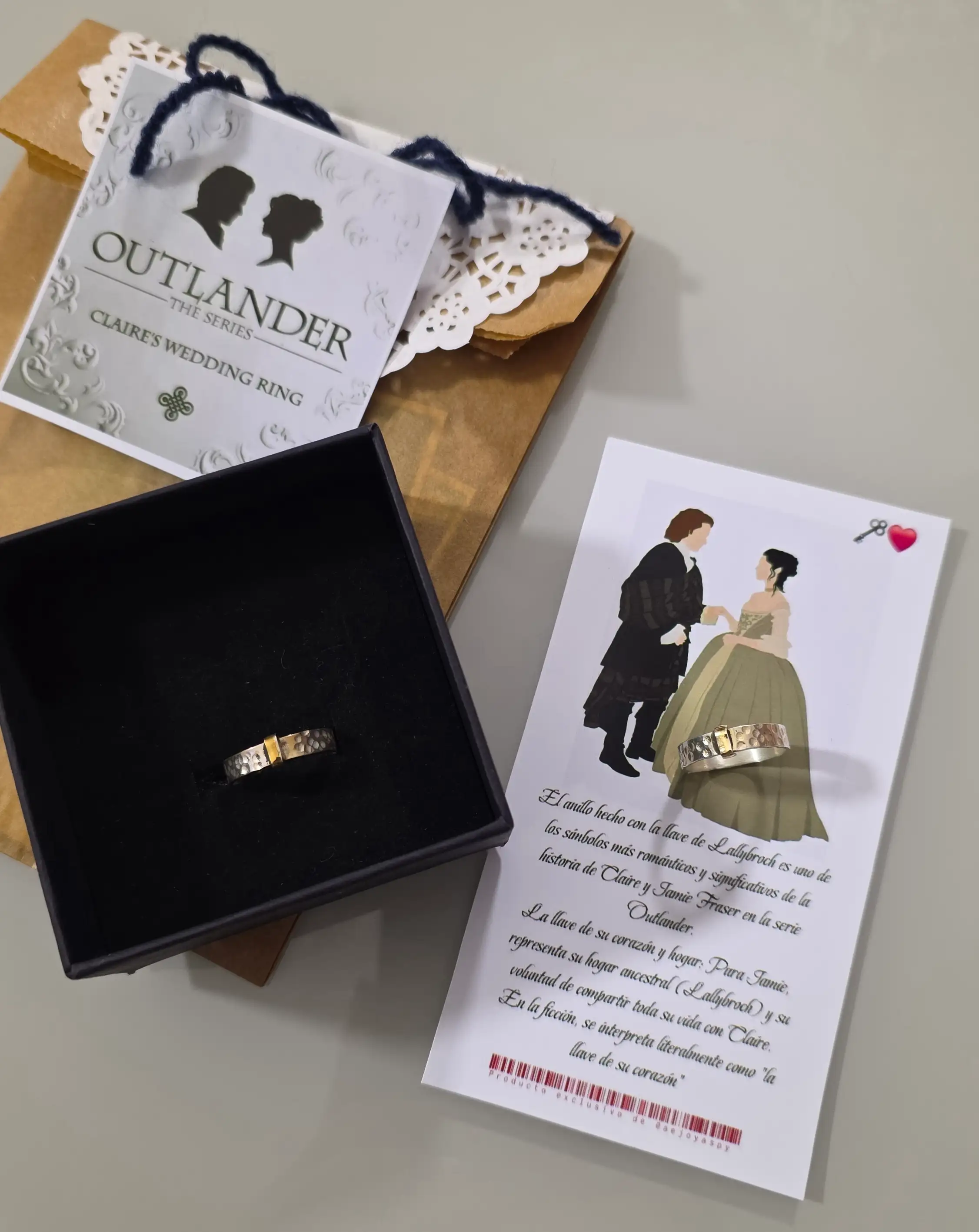 Outlander Ring Claire's & Jamie wedding