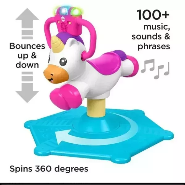 Saltarin musical unicornio fisher price 2