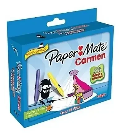 Crayolas carmen con 24 colores jumbo