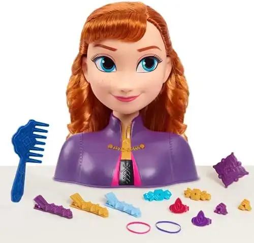  Cabeza de estilizado de Anna de Frozen 2 3