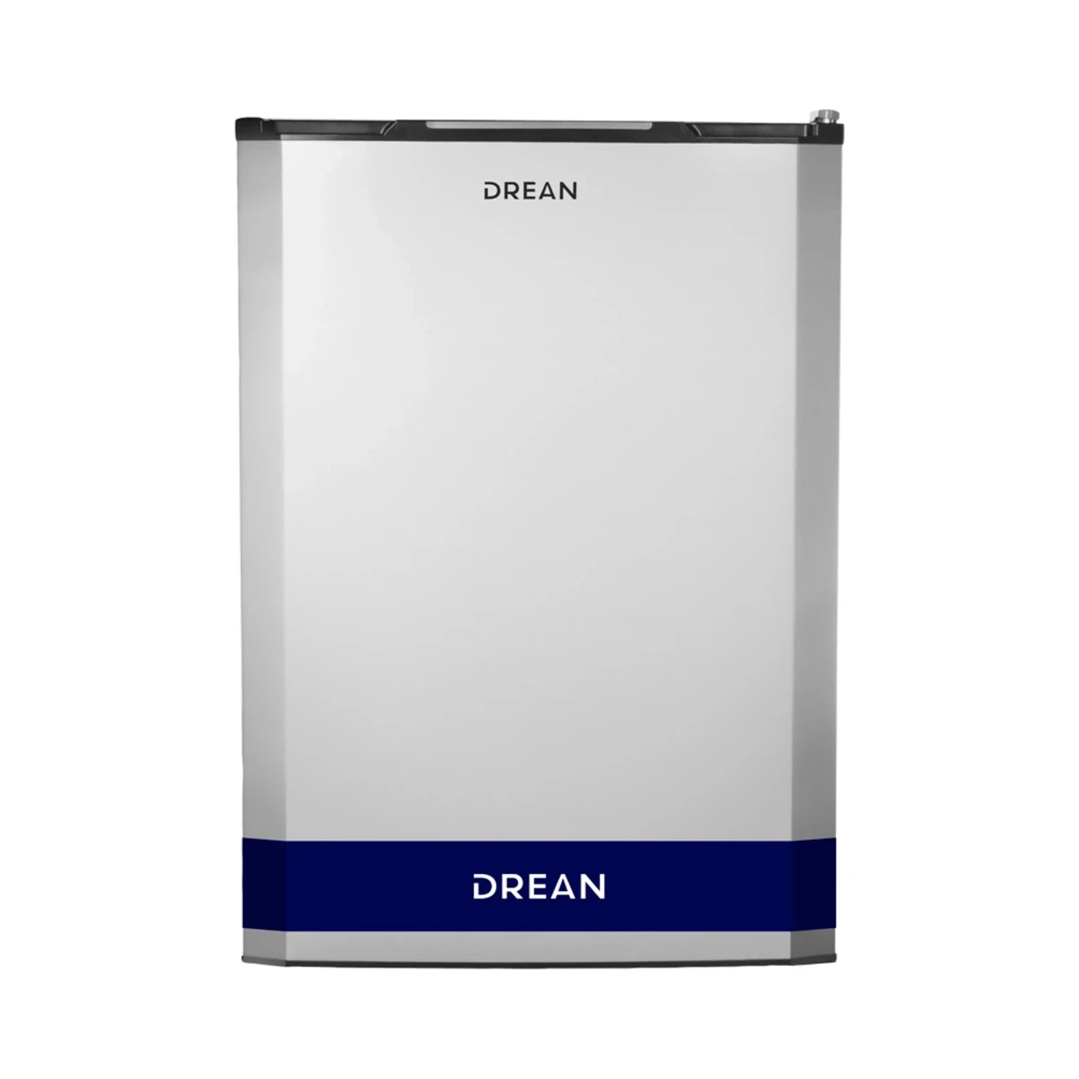 Heladera Drean bajo mesada cíclica con congelador. gris