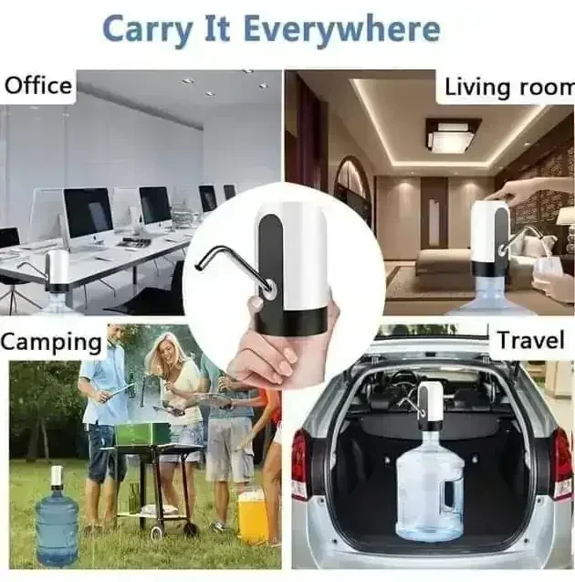 DISPENSADOR DE AGUA AUTOMÁTICO RECARGABLE  4