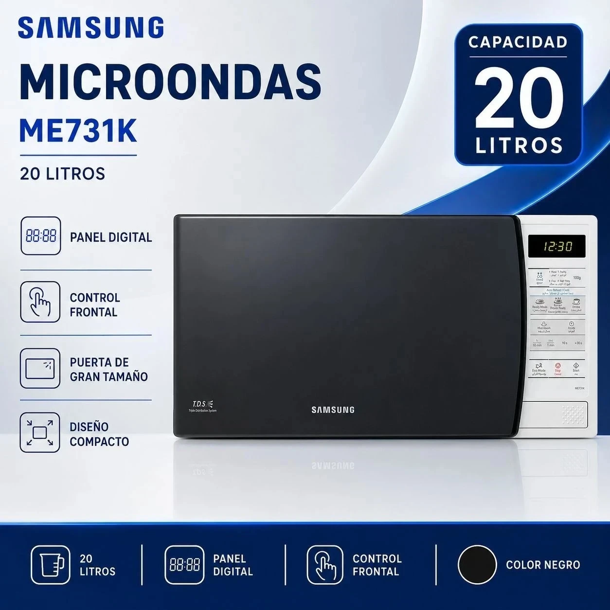 MICROONDAS SAMSUNG 20lt ME731K