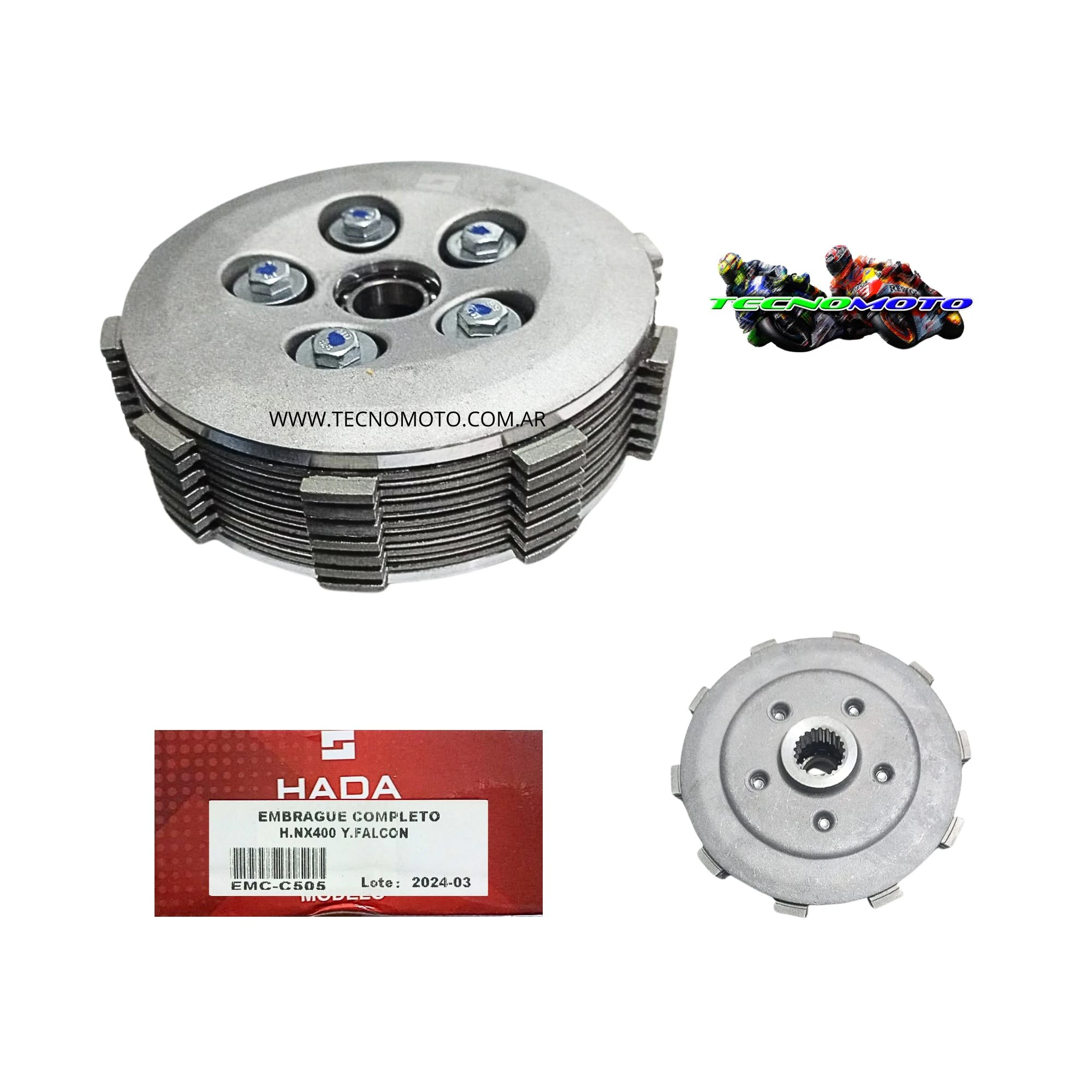 CENTRO EMBRAGUE ARMADO HONDA 400 NX FALCON-48426